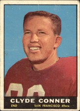 1961 Topps #62 Clyde Conner 49ERS GOOD G57473 - GOOD