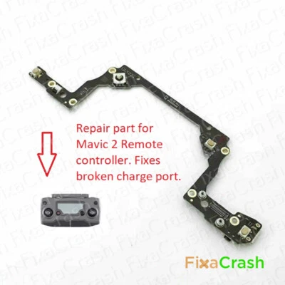 NEW DJI Mavic 2 Pro/Zoom Circuit Board MicroUSB Port - Remote Controller Part - Image 1 of 4