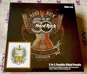 ROMPECABEZAS HARD ROCK CAFE LONDRES 2021 50 ANIVERSARIO 2 EN 1 DOBLE CARA 500 PIEZAS - Imagen 1 de 2