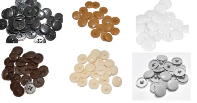 FORGEFIX SCREW COVER CAPS POZI HEAD CLIP ON CAP POZI HEAD - Various Colours & Pack Sizes