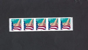 US Stamp Coil PNC5 Scott#3281 1999 Flag & City Large Date P#2222A - Picture 1 of 2