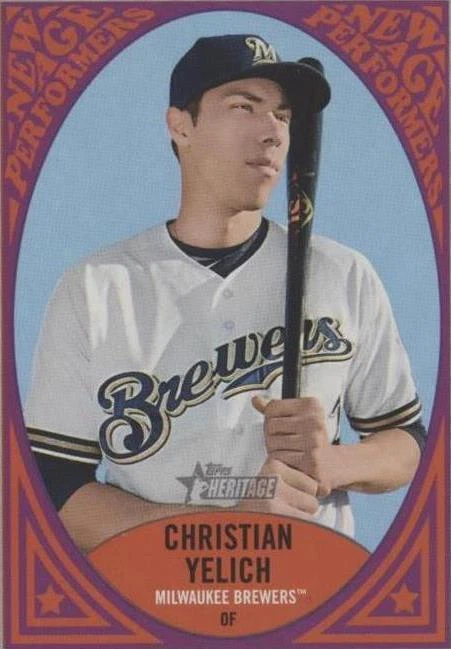 2019 Topps Heritage - Christian Yelich #NAP-24