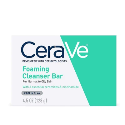Foaming Cleanser Bar, Soap-Free Body and Face Cleanser Bar for Oily Skin, Fragra - Image 1 of 4