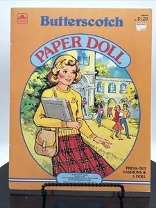 Barbie bambola di carta Butterscotch originale d'epoca 1983 S0 - Foto 1 di 5