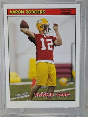 2005 Topps Bazooka Aaron Rodgers Rookie Card #190 - Image 1 of 4