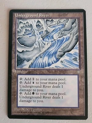 Underground River Ice Age LP Lightly Played MTG  - Image 1 of 3