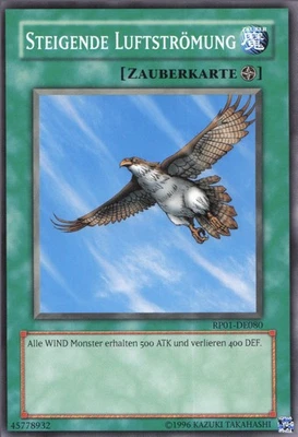 YuGiOh Steigende Luftströmung RP01-DE080 Common NM unl. - Bild 1 von 2