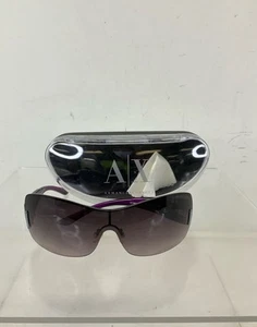 Armani Exchange AX189/S Clear Purple Shield Sunglasses - Picture 1 of 5