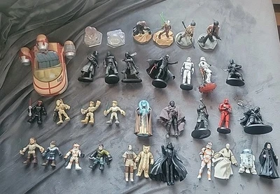 Lote de 30 figuras sueltas mixtas de Star Wars de 1977 a 2018 Foto 1 de 4