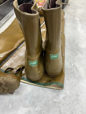 Vintage Northener insulated rubber boot servus full lace Made In USA FREE SHIP - Image 1 of 4