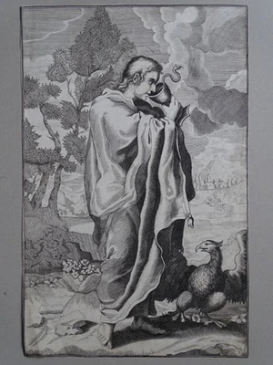Johannes der Täufer - Kupferstich - Prophet Religion Bibel - 1700 - Bild 1 von 2