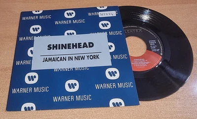 SHINEHEAD Jamaican in New York 7" SPAIN PROMO SINGLE VINYL STING VERY RARE COVER - Image 1 of 3