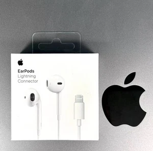 Original Apple iPhone EarPods Lightning Headset Earbuds Earphones Headphones New - Photo 1 sur 5