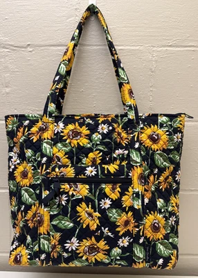 Rare HTF Vera Bradley Sunflowers XL Vera Tote Bag EUC - Image 1 of 4