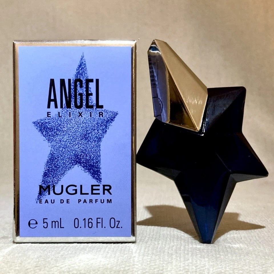 Mugler Angel Elixir Eau de Parfum EDP MINI Splash Dabber .16 oz, 5 ml Nuevo en Caja Foto 1 de 1