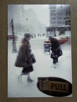 🎈SupRARE Saul Leiter - New York, 1960, Pull, Old Authentic Drawing Offset Print - Image 1 of 2