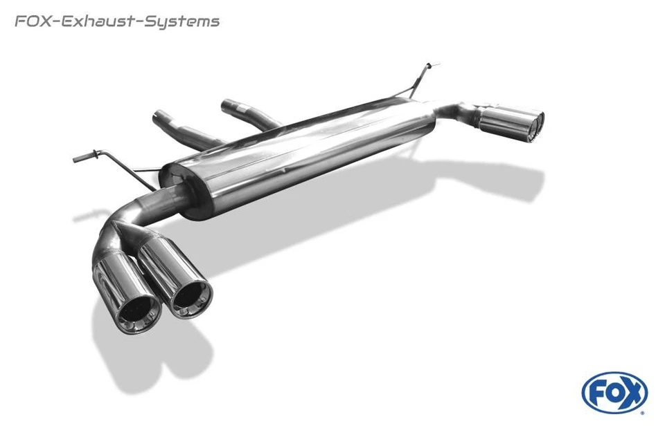  Escape deportivo dúplex Porsche Cayenne 9PA 3,2 L 2x90 mm redondo enrollado recto Foto 1 de 1