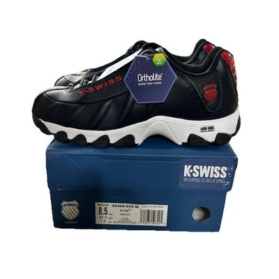 Zapatos para hombre Kswiss ST329 negro rojo blanco 8,5  Foto 1 de 4