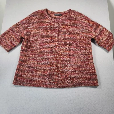 Suéter Peruvian Connection XS/S Mezcla de Lana de Alpaca Tejido con Cable Pullover Perú  Foto 1 de 4