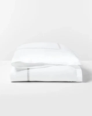 Nuevo Edredón Ralph Lauren Spencer Cable Bordado King y 2 Fundas King ~Gris Piedra~ Foto 1 de 4