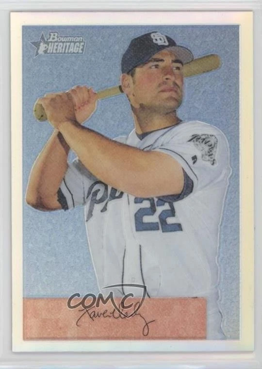 2002 Bowman Heritage Chrome Refractors /350 Xavier Nady #109BHC - Image 1 of 2