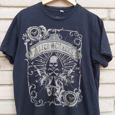 Alice In Chains Vintage T Shirt 2007 Concert Tour Dates Seattle Grunge Large - Image 1 of 4