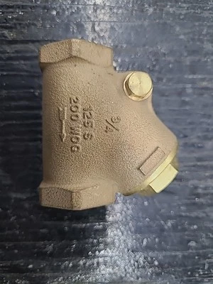 Toyo 3/4" 125s 200 wog Brass Check Valve - Image 1 of 4
