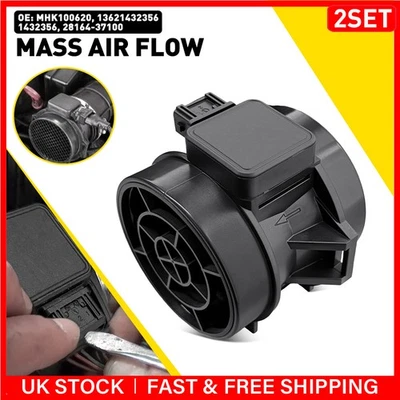 For BMW 5 Series E39 520, 523, 525, 2x Mass Air Flow Meter Sensor MAF 1995-2004 - Image 1 of 4
