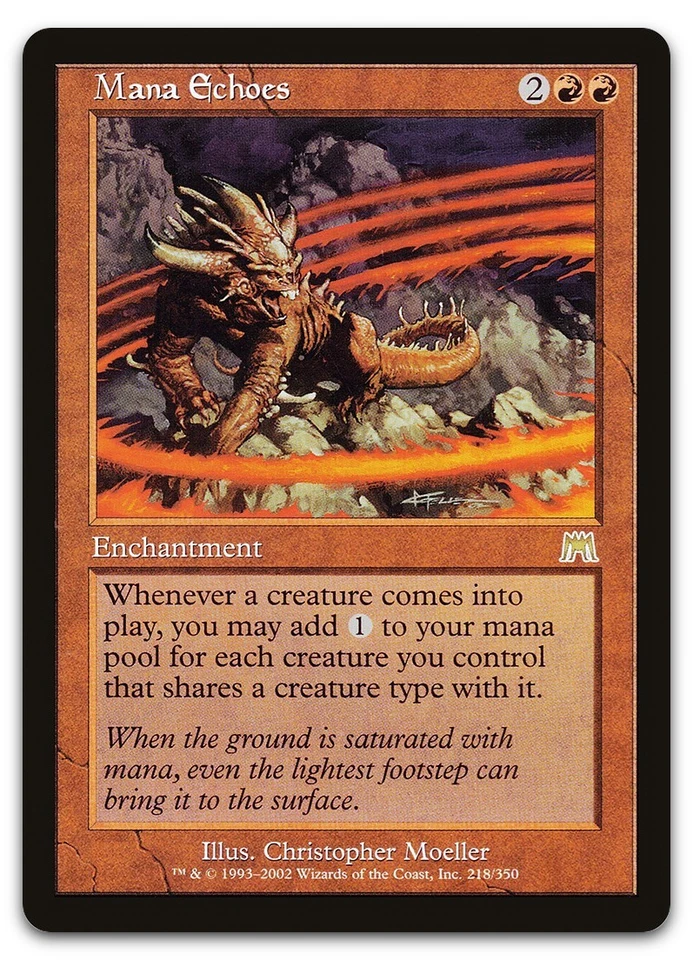 Mana Echoes #218 (LP) Onslaught ONS Magic MTG - Image 1 of 2