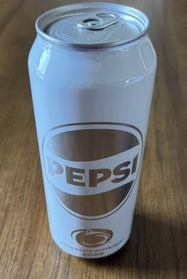 Penn State White Out 2025 - Lata Pepsi edición limitada - sin abrir Foto 1 de 4