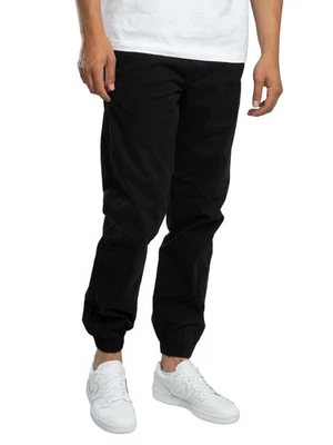 Jack & Jones de los hombres Joggers relajados con dobladillo Kane Troy, Negro - Imagen 1 de 4