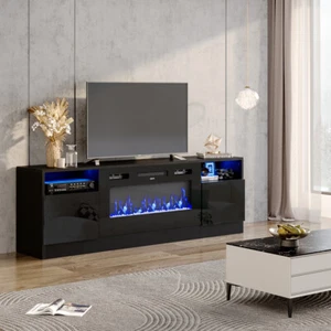 36in Electric Fire Electric Fireplace With 70in TV Cabinet Unit Remote control - Picture 1 of 17