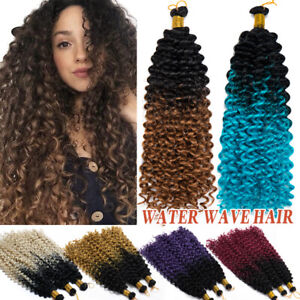 Afro Crochet Hair Extension Water Wave Freetress Braiding Weave Twist Braids US