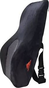 HS1434 Back Support/Black Full Size Ergonomic Pillow Premium Memory Foam Lumbar - Picture 1 of 5