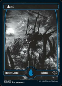 MTG Innistrad Crimson Vow L Island #270 Full Art Eternal Night - Picture 1 of 1