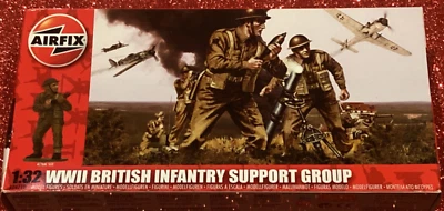 Airfix  1/32 WWII British Infantry Support Group A04710 - image 1 of 2