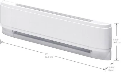 Dimplex 25" Linear Convector Electric Baseboard Heater Model: LC2507W31 USED VG - Image 1 of 3