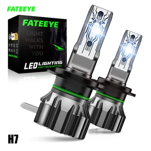 FATEEYE 2X H7 10000LM LED Car Headlight Kit High And Low Beam Canbus Error Free - Picture 1 of 16