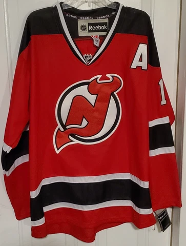 Authentic New Jersey Devils Jersey Size 54 IILYA KOLVACHUK 17 W/Fight Strap Xmas Cover