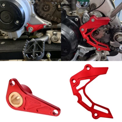 Protector de piñón + soporte de eje de cambio para Kawasaki KLX110 2005-2025 KLX110L 2010-2025 Foto 1 de 4