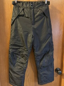 Youth Girls S/7-8 LONDON FOG Black Insulated Ski Snow Winter Sport Pants NICE - Picture 1 of 8
