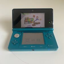 Nintendo 3DS Aqua Blue Teal Console CTR-001 USA Blue System Tested And Works