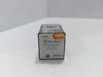 Finder 60.12.8.024.0040 Relè 10A 250V 24V AC / Lotto Di 10 - Image 1 of 4
