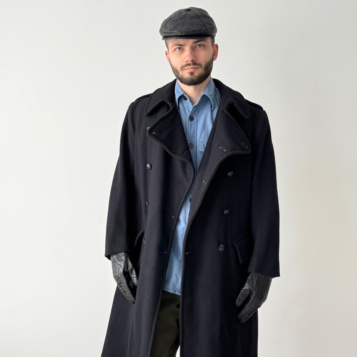 ジャケット・アウター 50s French Vintage Military Wool P-Coat Vtg 50s Swiss Wool Military Jkt-coat(short) - Epaulettes - Etsy
