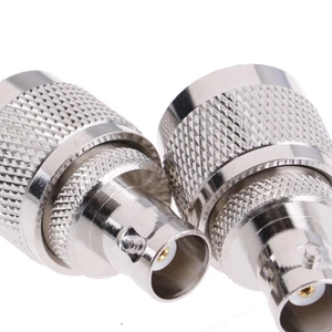 1x UHF Male PL259 PL-259 plug to BNC Female jack RF coaxial adapter connector N! - Bild 1 von 9