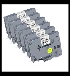6 Packs For Label Maker PT-D210 PT-H110 PT-D400 PT-D600 PT-P700 - Picture 1 of 4