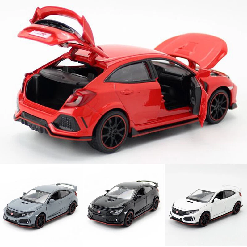 1:32 Honda Civic Type R Model Car Diecast Toy Cars Toys for Boys Kids Gifts - Image 1 of 4