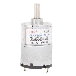 DC 12V 380-500RPM Electric Powerful High Torque Gear Box Motor - Picture 1 of 4