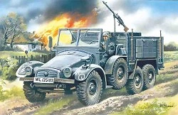 Krupp L2H143 Kfz.70 German Light Army Truck 1:72 ICM72451 - icm modellismo - Immagine 1 di 2