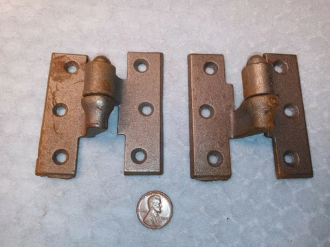 Exterior Shutter Hinges 3" RH NOS Cover